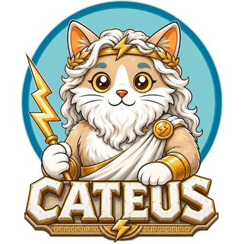 Cateus the God of Cats emblem